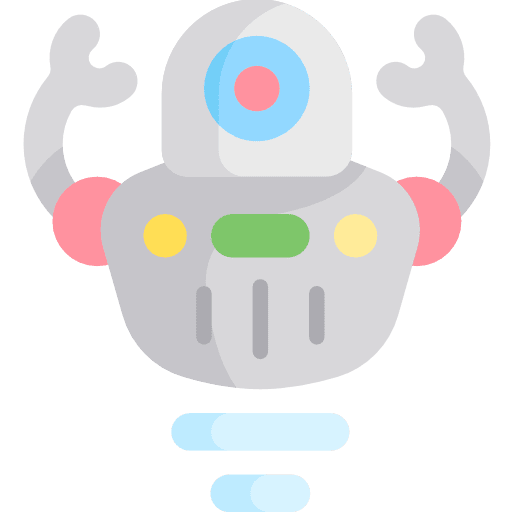 Robot baby toy electronics children icon