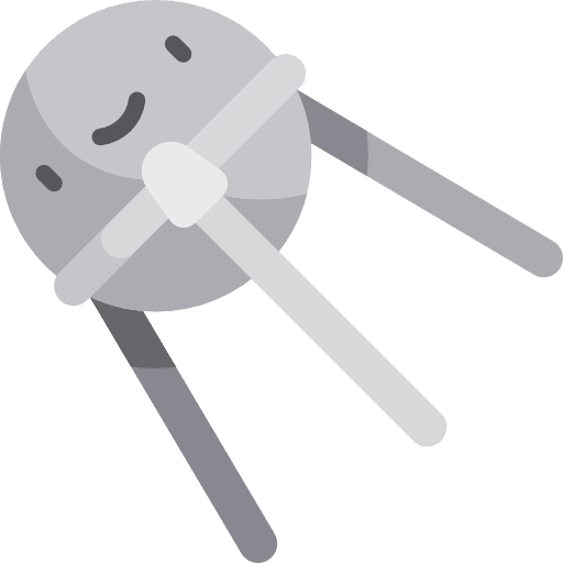 Satellite communications satellites satellite station icon