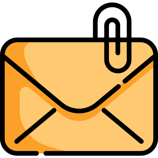 Pin email message document icon