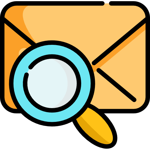 Search search envelope letter icon