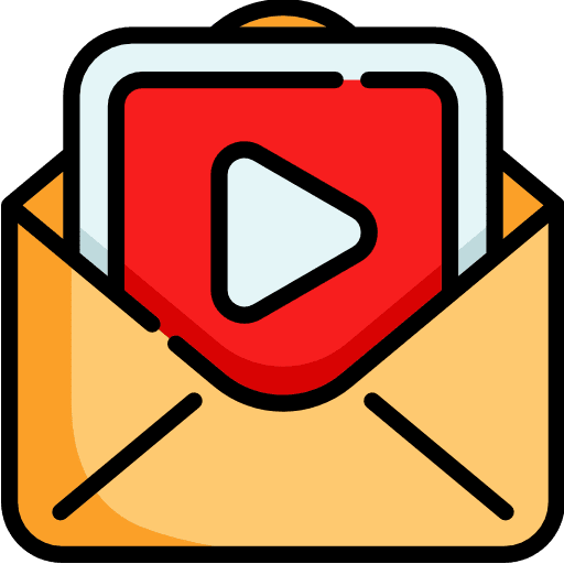 Video email film message icon