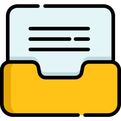 Inbox letter email send icon