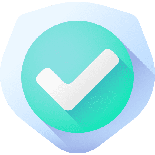 Accepted check symbol shapes and symbols icon