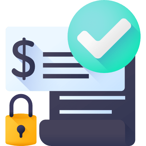 Banking currency money security icon