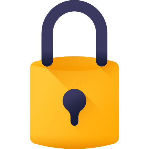 Lock restricted locked tools and utensils icon