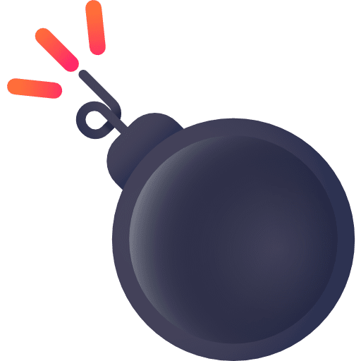 Bomb gaming security weapons icon