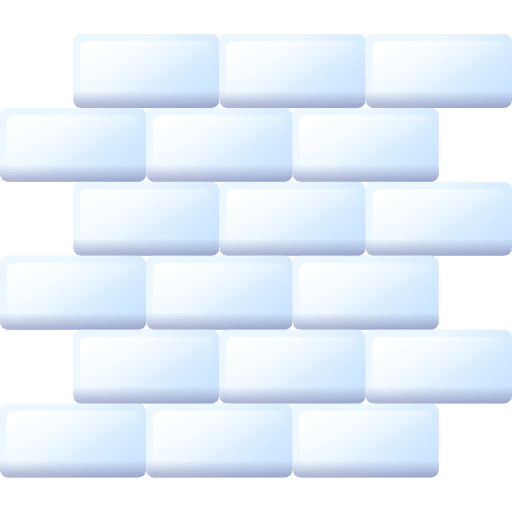 Firewall architecture construction wall icon