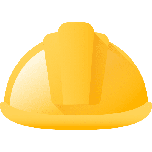 Helmet industry security construction and tools icon