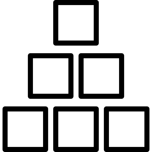 Organization diagram interface organization icon