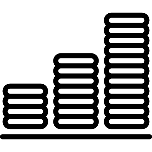 Coin business and finance money coin icon