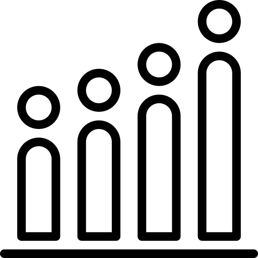 Data line chart analytics data analytics icon