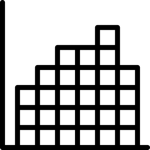 Graph bar graph analysis data analytics icon