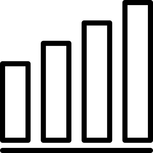 Graph statistics data data analytics icon