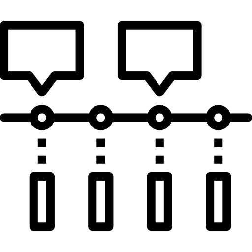 Timeline diagrams stats business icon