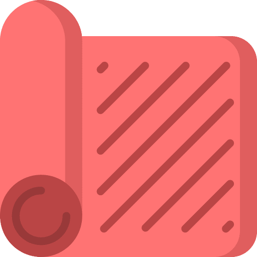 Yoga mat sports wellness yoga icon