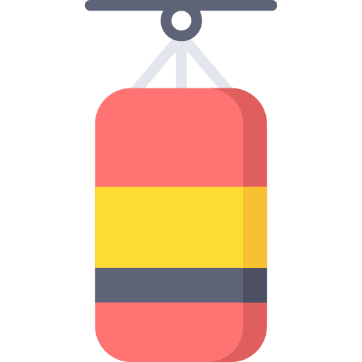 Boxing bag punch boxing bag punching bag icon