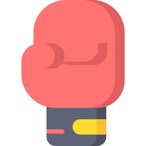 Boxing gloves gym exercise boxing icon