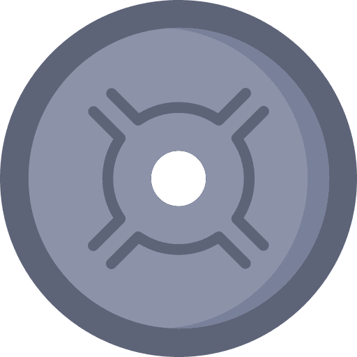 Weight gym gymnastics weight icon