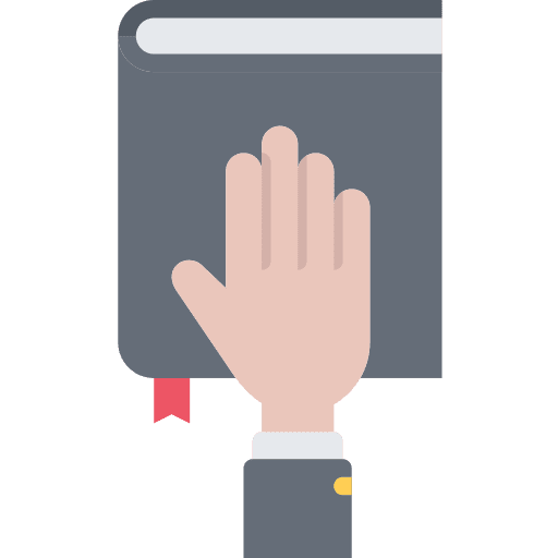 Bible bible gavel trial icon