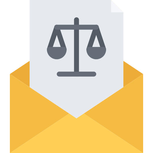 Court court letter law icon