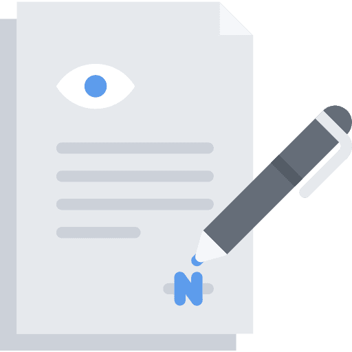 Court court pen eyewitness icon