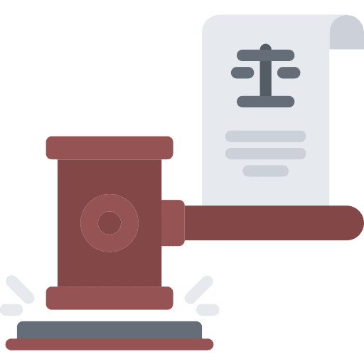 Court law court justice icon