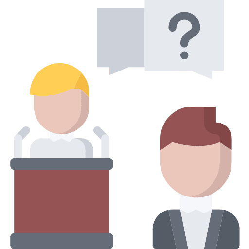 Justice testimony law speech bubble icon