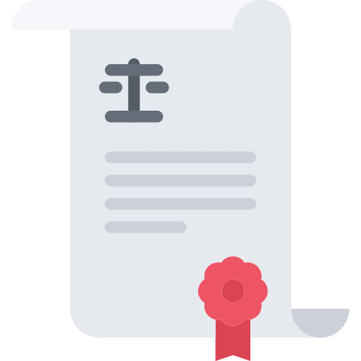 Agreement certification arragement business icon