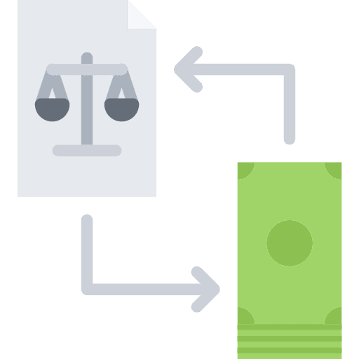 Agreement document law files and folders icon