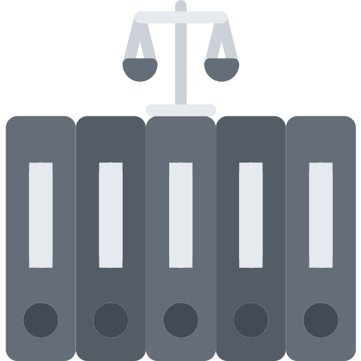 Binder justice court folder icon