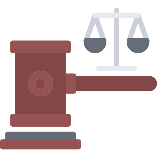 Court jury justice miscellaneous icon