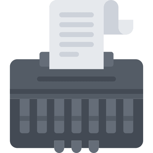 Electronics record stenotype file icon