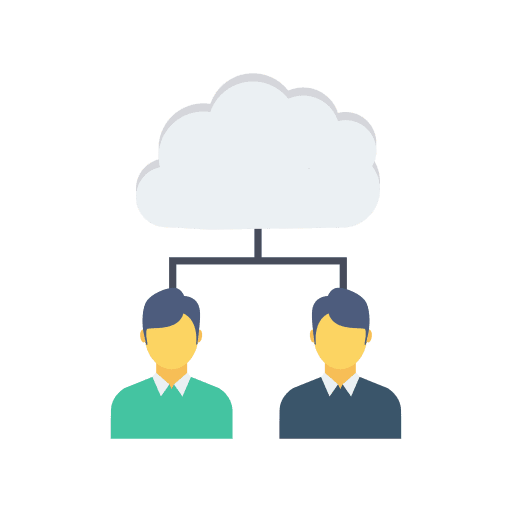 Cloud computing multimedia cloud computing cloud data icon