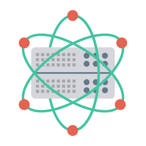 Server database server technology icon