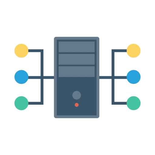 Computer tower electronics computer tower technology icon