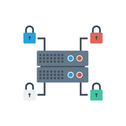 Server interface hosting multimedia icon