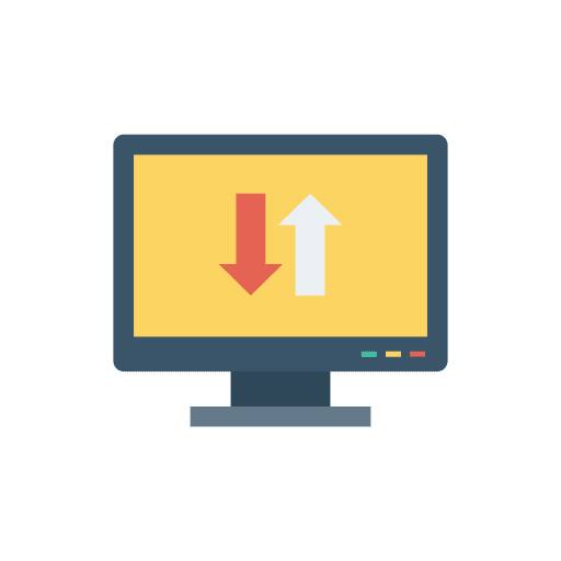 Transfer sharing transfer digital icon