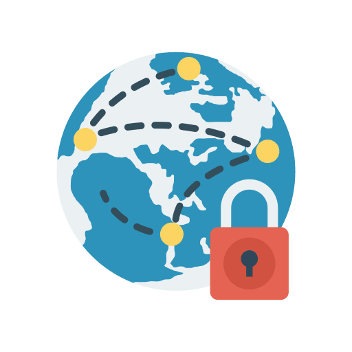 Worldwide planet earth worldwide maps and location icon