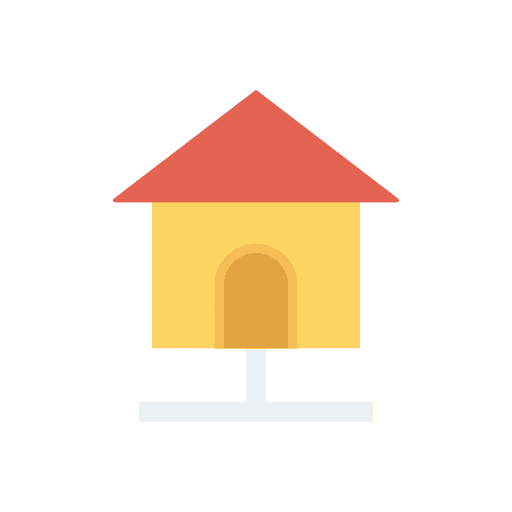 Home internet buildings networking icon