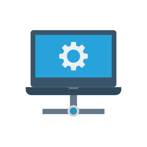 Laptop configuration settings laptop icon