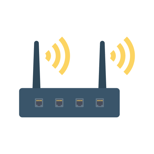 Modem wireless wifi router wifi signal icon