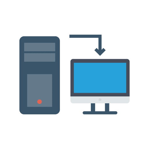 Personal computer computer computer screen computer monitor icon