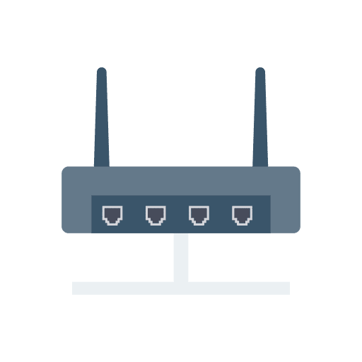 Router electronics communications technology icon