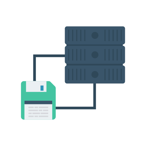 Server network database servers icon