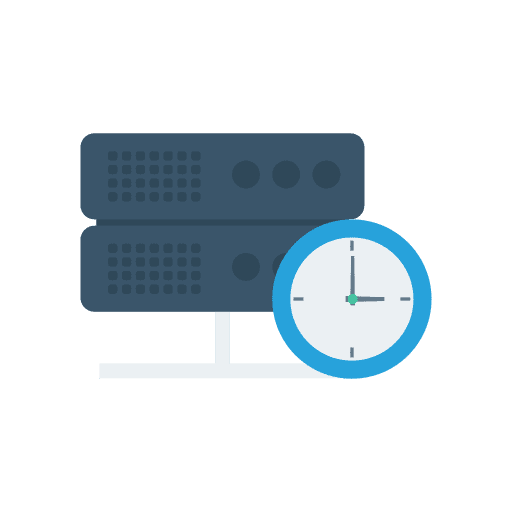 Server multimedia database files icon