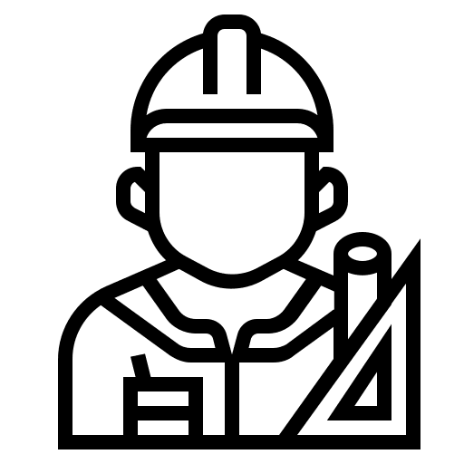Architect project constructor user icon