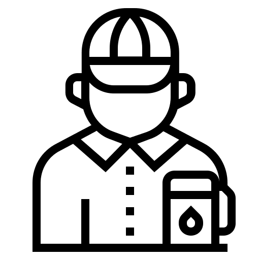 Gas station attendant gas station attendant man gas station icon