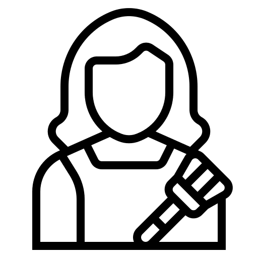 Housekeeper professions and jobs women avatar icon