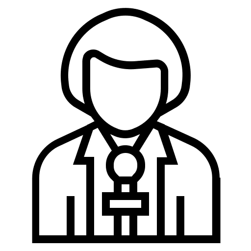 Reporter news journalist professions and jobs icon