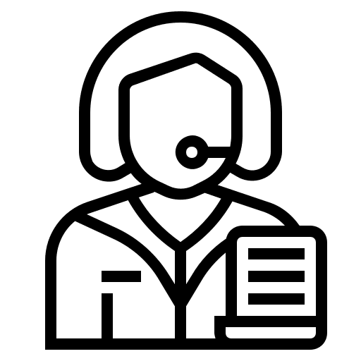 Clerk worker customer service people icon